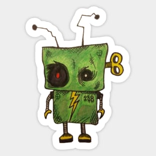 Robot138 Sticker